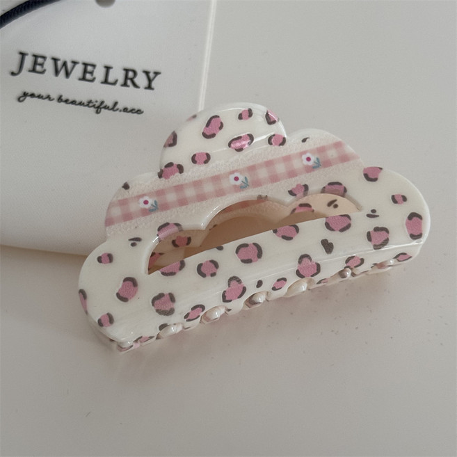 다프네 키치 초등 여아 유아 헤어 머리 반묶음 반머리 올림머리 집게핀 머리집게 머리집게핀 중형