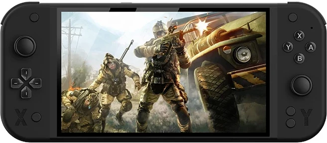 G90 7 인치 64GB 4000mAh 휴대용 게임 콘솔 아케이드 고화질 PSP/PS1 향수 레트로 TV 컨트롤러, 01 White