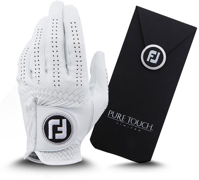 풋조이 양피 퓨어터치 골프장갑 왼손용, 화이트, 1개