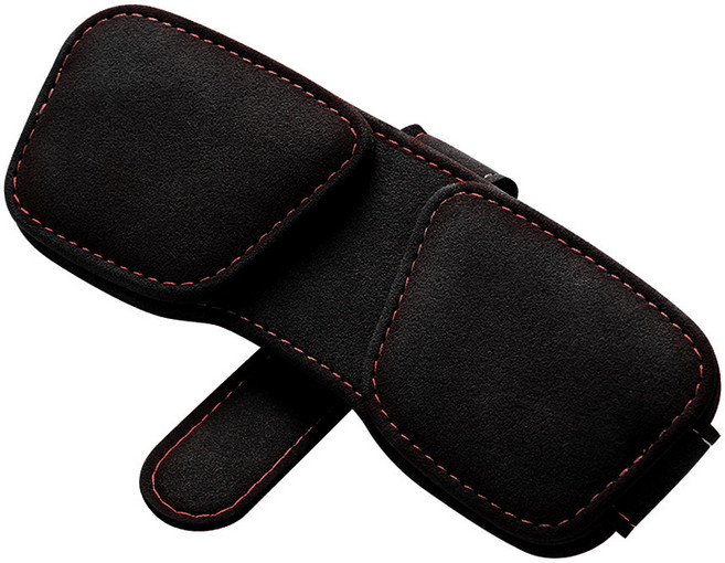 준랩 차량용 선글라스 클립 썬바이저 자석형, 블랙, 1개