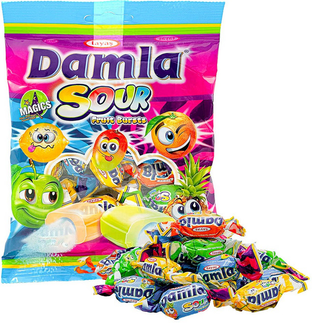 담라 사워 소프트캔디, 90g, 1개