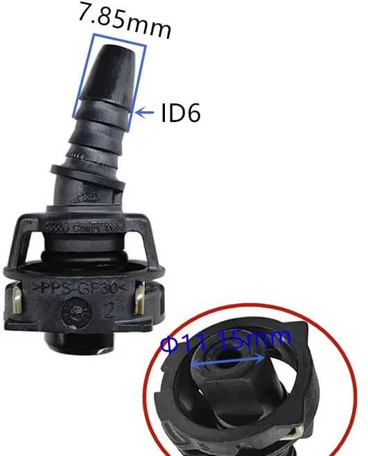 22mm ID18 배기관 커넥터 플라스틱 피팅 2pcs 많이, 03 B