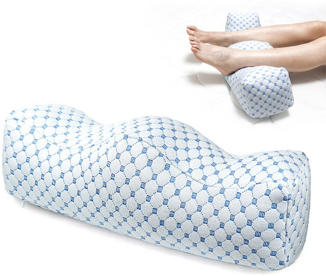 YOPENCE 다리베개 수면 종아리 베개 무릎 쿠션, 화이트