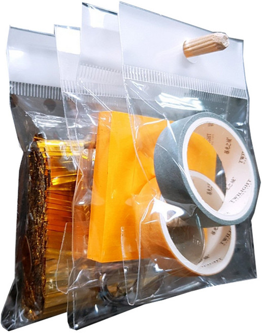 뽁뽁이닷컴 OPP봉투 200매-접착 헤다봉투 투명 택배 폴리백 포장비닐 쿠키, 헤다봉투(12x20-200매)