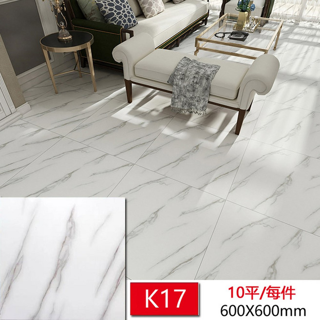 타일 데코 붙이는 셀프 내열 DIY 보닥타일 카페 오래쓰고 600각 프린팅 사각 60cm, 품번 K17 한벌 10평 28매