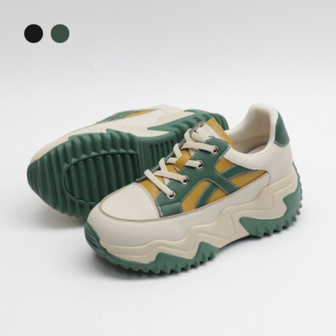 페조 여성 통굽 스니커즈 키높이 어글리 운동화 PZSL-MJ-2305