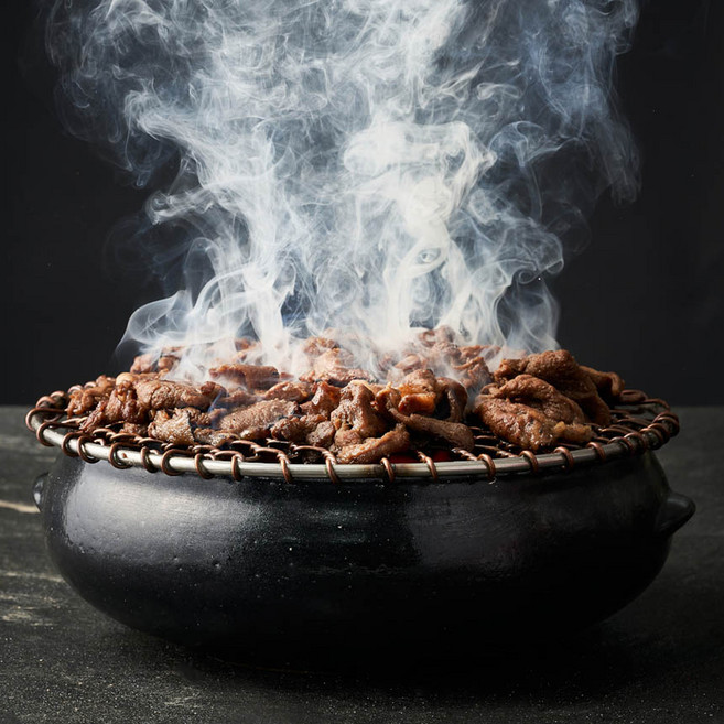 진짜 연탄불에 구운 간장 돼지 불고기, 2개, 200g