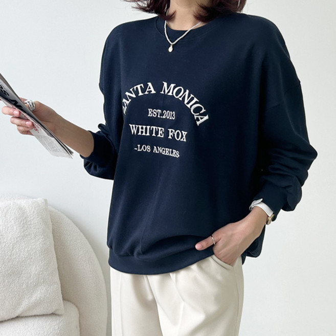 마이쏭 여성 모니카자수맨투맨(기모)