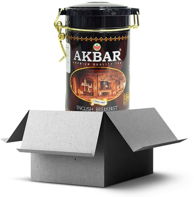 아크바 잉글리쉬 브렉퍼스트 홍차 잎차 100g 12개(1박스), 1개입