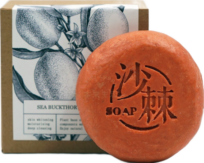 本來生活 沙棘研磨手工皂, 80g, 1個