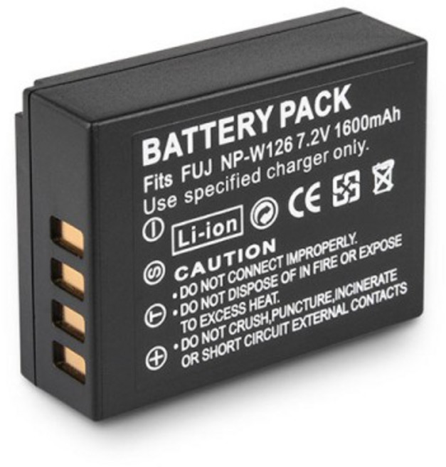 fujifilm 호환용 XT20 XT3 X100VI XS10 NP-W126S XPro1 Pro2 배터리 용 7.2V 1600mAh 충전식