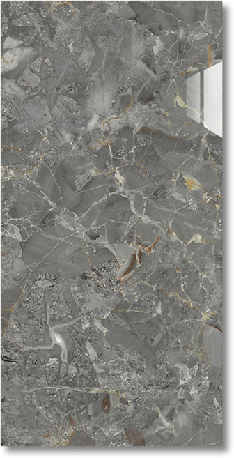 에이제이큐 붙이는 벽지 데코 타일 폼블럭 접착식 초대형 대리석 타일시트지, 10개, 그리스 그레이