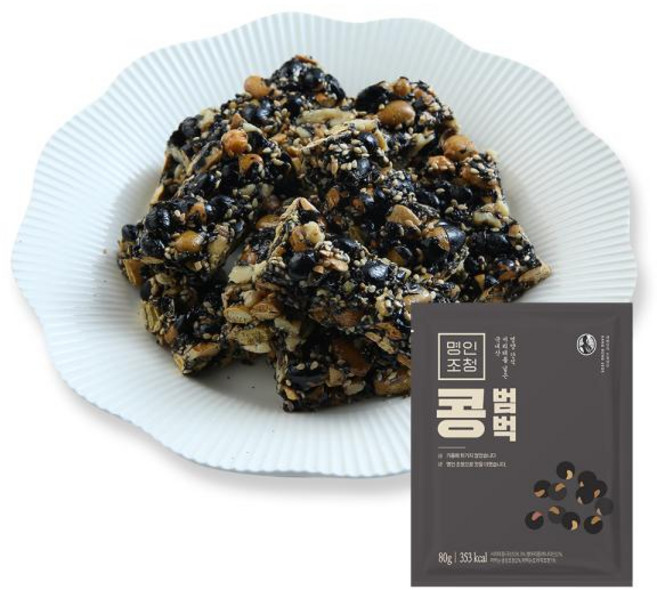강봉석명인콩깨범벅 튀기지 않았어요강봉석명인 명인조청 콩범벅 4봉, 1, 80g