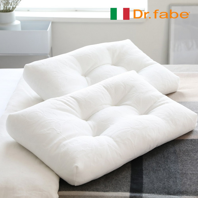 닥터파베 클래식 에디션 경추베개 ( 본품 + 베개커버 1입 구성 ), 1개, 화이트