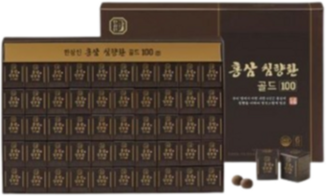 한삼인 홍삼침향환골드 100환 x 1세트, 100정