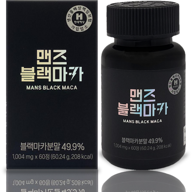 맨즈블랙마카 60정1병(1개월분), 1박스, 60정