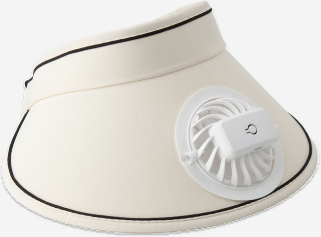 시원상회 3단 선풍기 모자 자외선차단 썬캡