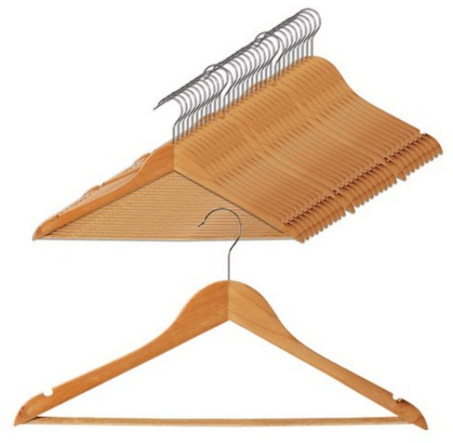 한샘 원목 옷걸이, 우드, 20개