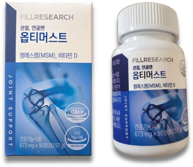 관절연골엔 옵티머스트 99.9% 1박스 관절 건강 케어, 90정, 1개 - 쿠팡