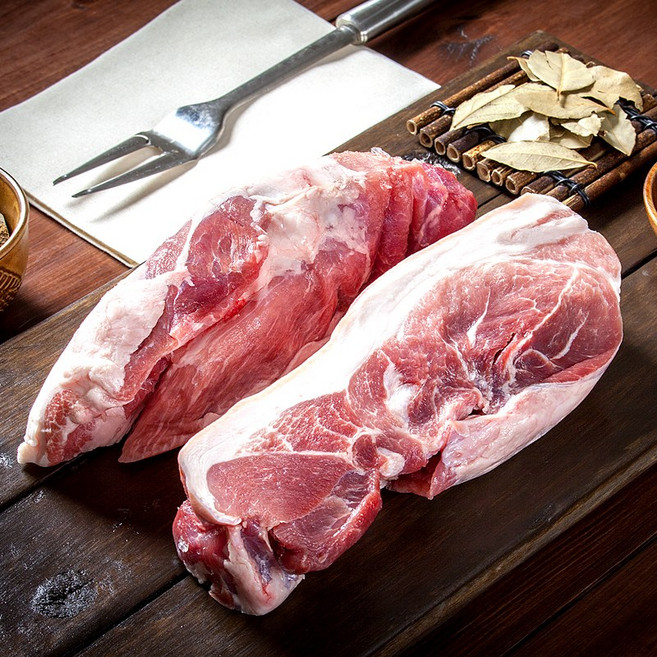 [으뜸한돈] 앞다리살 구이용 1.8kg (300gX6팩) (8mm), 6개, 300g