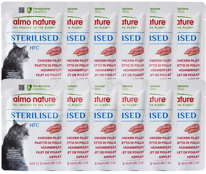 알모네이쳐 스테럴라이즈드 파우치, 24개, 50g, 닭고기살