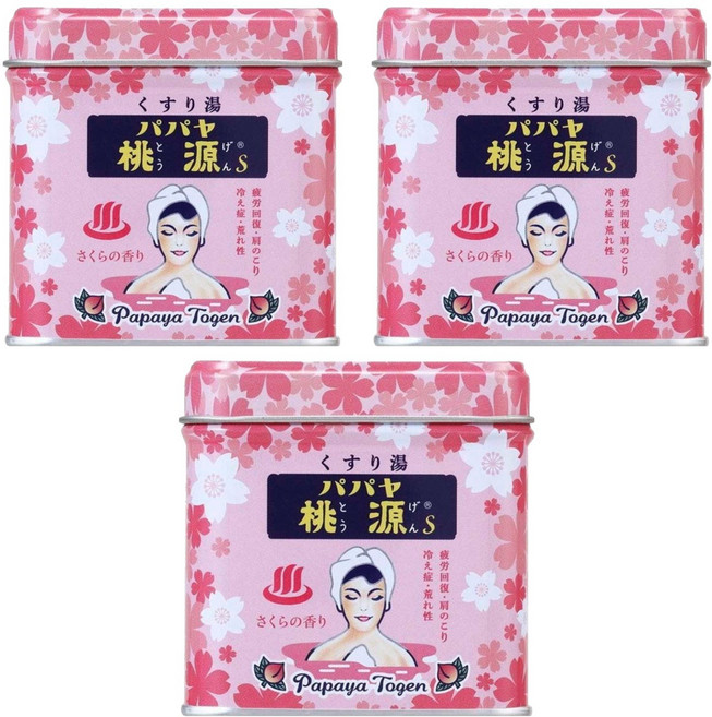 고슈 파파야도원S 쿠스리유 벚꽃 향 캔, 3개, 70g