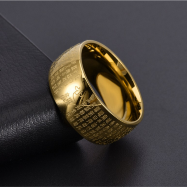 염주 불교 연꽃 굿즈 묵주 반야심경회전 절 옴마니반메훔반지