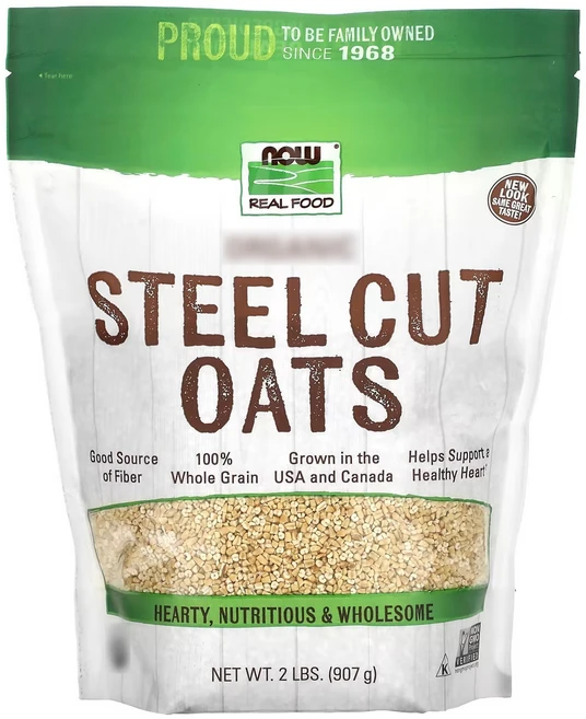 나우푸드 스틸 컷 오트, 907g, 1개 - 쿠팡