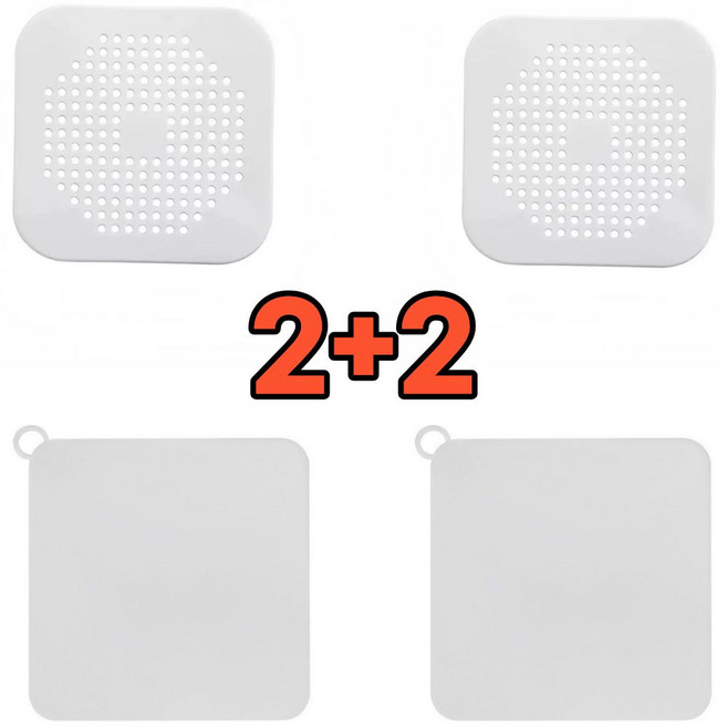 토도판다 욕실 하수구 덮개 거름망, 화이트