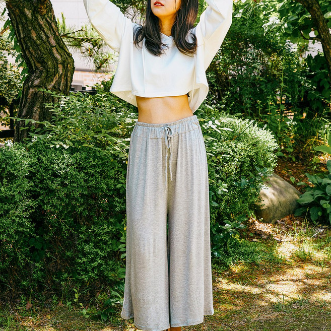 마른파이브 여성용 통기성 빅사이즈 모달 꿀잠 긴바지