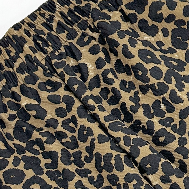 高腰豹紋A字褲 豹紋短褲 休閒短褲 運動短褲