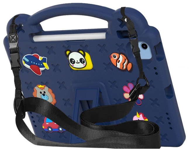 스냅케이스 아이패드 애니멀비츠 에바폼 케이스, 네이비, 1개