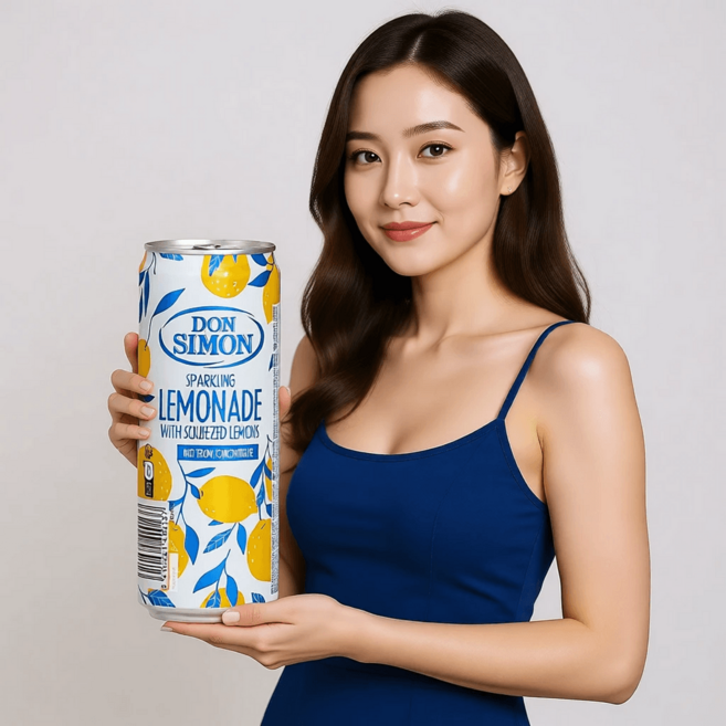 돈시몬 착즙 스파클링 레몬에이드, 330ml, 12개