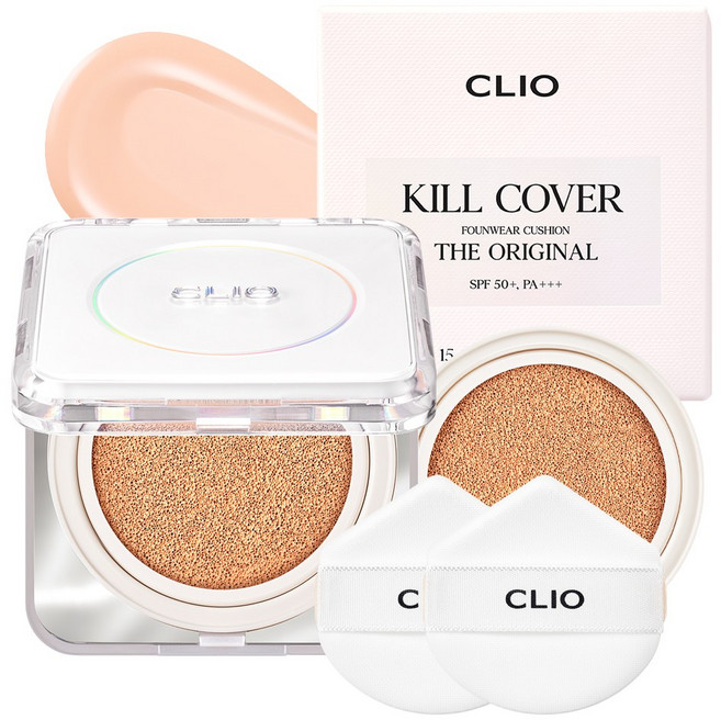 클리오 킬커버 파운웨어 쿠션 디 오리지널 기획세트+단독증정, 21C 란제리
