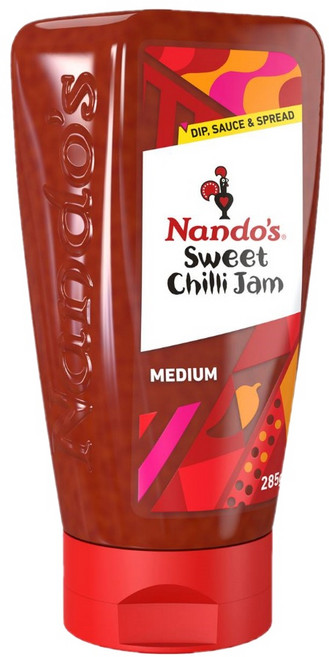 난도스 미디엄 스위트 칠리잼 285g Nando's Sweet Chilli Jam Medium, 1개