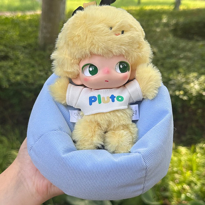 인형용 젤라또 미니 빈백 쇼파 쿠션 세트 솜깅이 의자 라부부 아이돌 굿즈 엠디, 소다, 1개