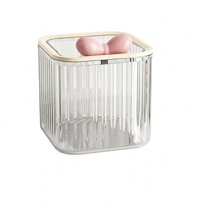 레브하우스 원터치 커피 캡슐세제 보관함 악세사리 보관 케이스, 1개, 투명