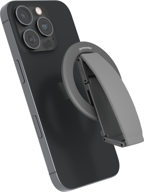 괴물자력 맥세이프 그립 톡홀더 스마트톡 거치대 Q-ring 큐링, 1개, 그레이 스페이스그레이