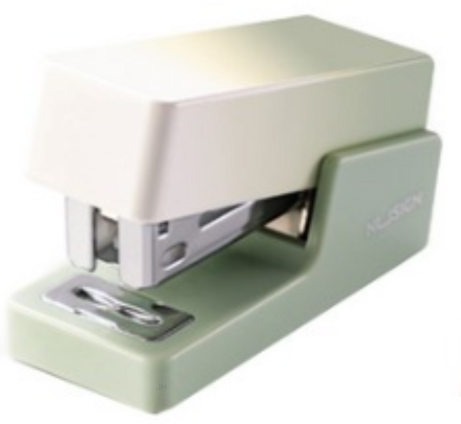 DELI 누사인 그라데이션 미니 스테이플러 +33호심 세트, 그린색상(green), 3개