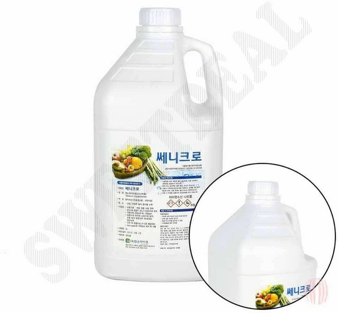 쎄니크로 4L 세니크로 채소소독제