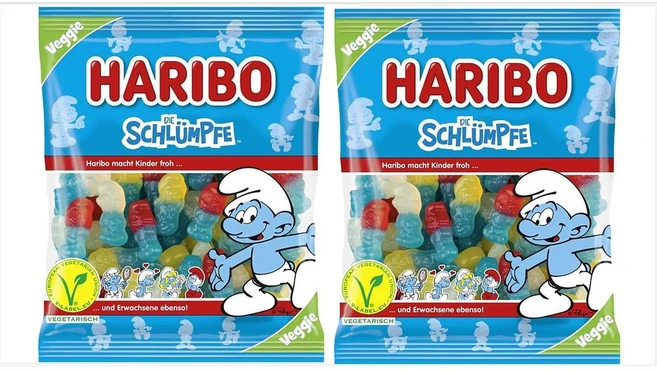 하리보 스머프 비건 젤리, 2개, 175g - 쿠팡