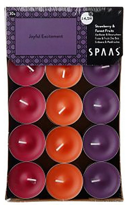 티라이트 향초 30개 다색 종이팩 SPAAS 조이풀 익사이트먼트 Joyful Excitement, 02 조이풀 익사이트먼트, 1세트