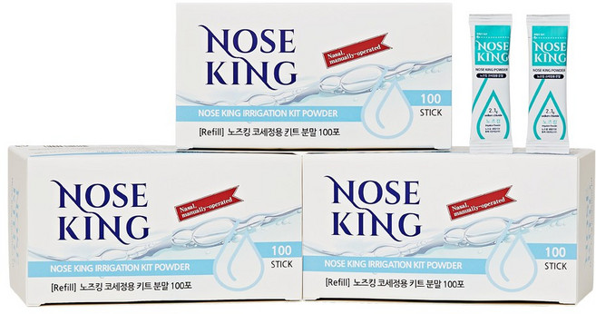 노즈킹 코세척분말 100포, 3개