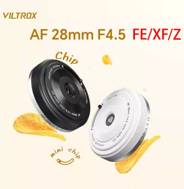 VILTROX 28mm F4.5 팬케이크 렌즈 자동 초점 풀프레임 레트로 초박형 60g 후지 XF 소니 E 마운트용, 01 니콘 Z, 01 빠른  Mainland