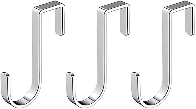 월드크린 다용도 도어 후크 걸이 기본형, 3개