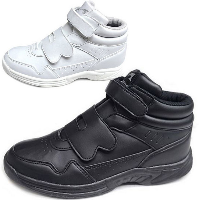 국산 재활운동화 하이탑 발목 찍찍이 벨크로 재활 운동화 에어로빅화 헬스화 초경량 운동화