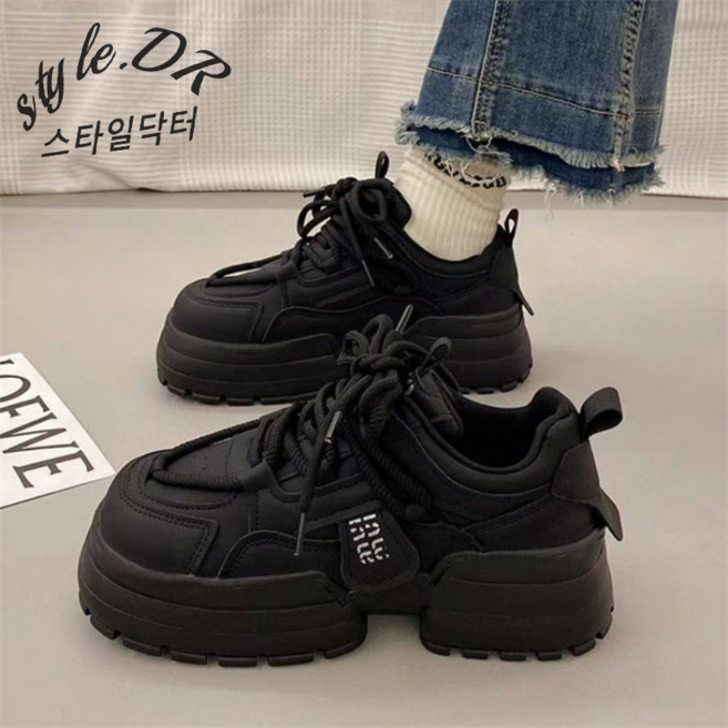 스타일닥터 여성 운동화 트렌디 발편한 키높이 운동화 하이 퀄리티