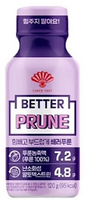 동화약품 힘빼고 부드럽게 배러푸룬, 120g, 4개