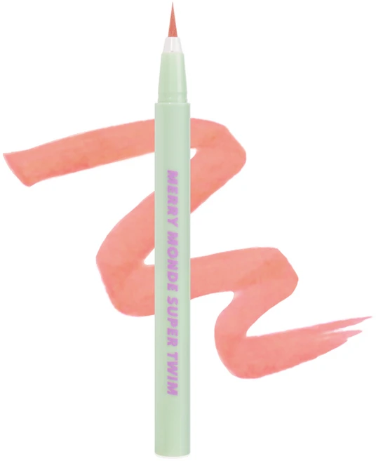메리몽드 슈퍼 트임 펜 아이라이너 0.5g, 07피치트임, 1개 - 쿠팡