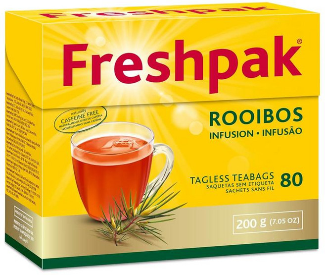 Freshpak 티백 루이보스 디카페인, 2박스, 80개입